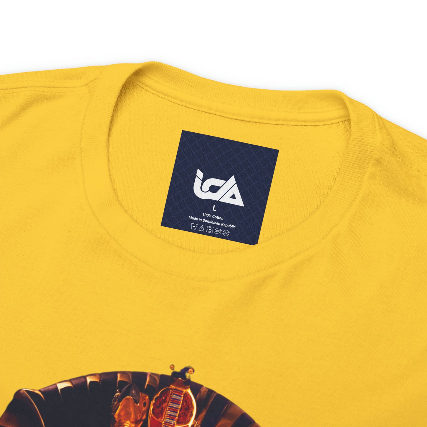 SNEER King Tut's Cannabis Gold Chain & Red Sunglasses - Unisex Tee