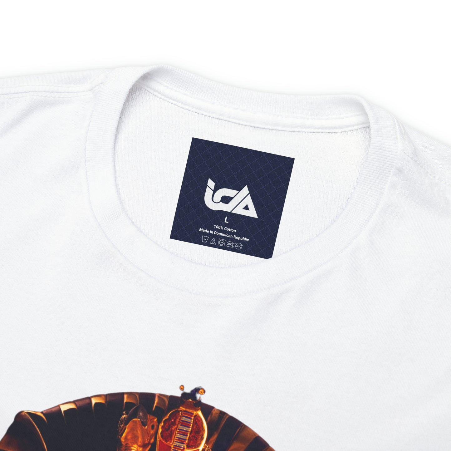 SNEER King Tut's Cannabis Gold Chain & Red Sunglasses - Unisex Tee