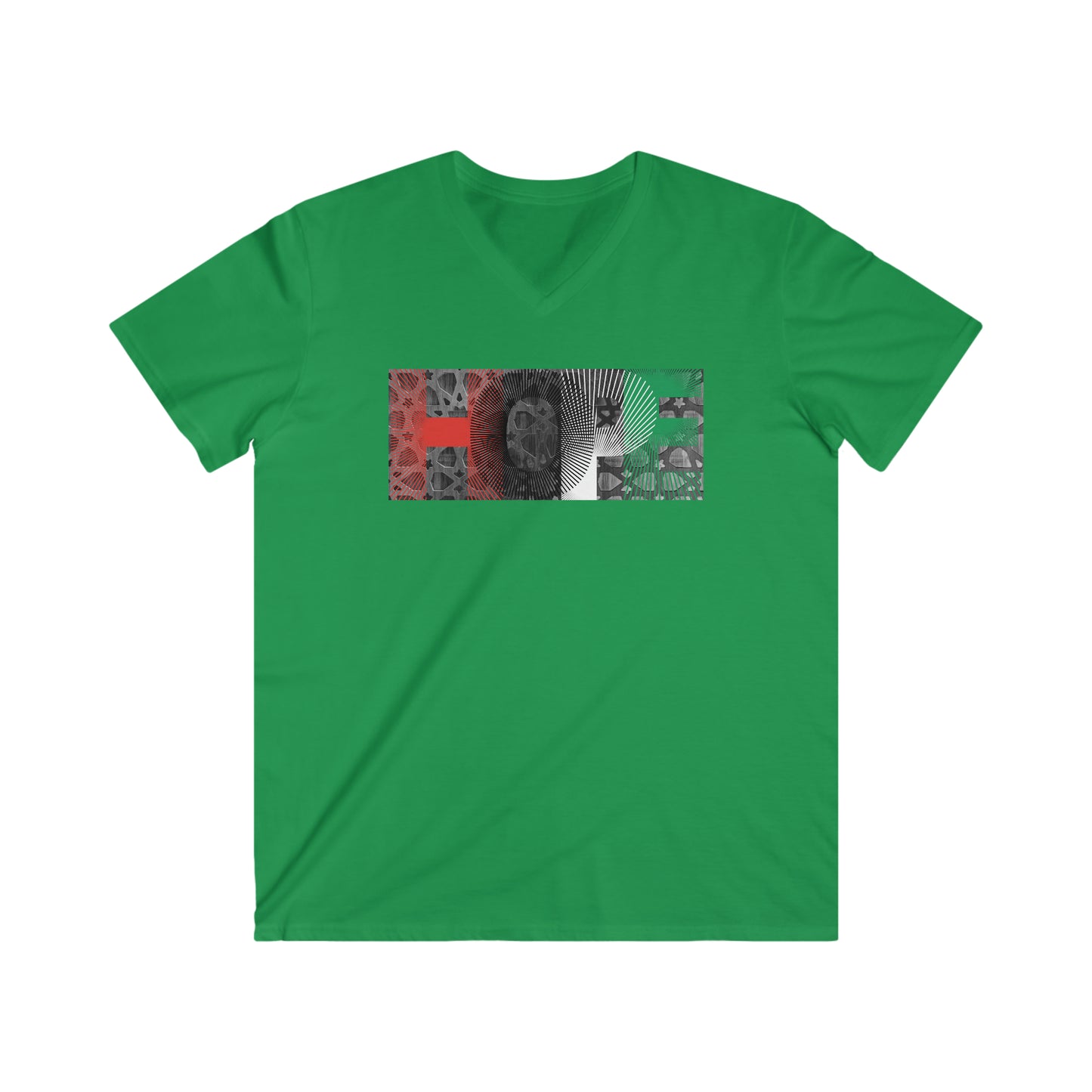 HOPE to Palestine Men's Fit V-Neck Tee