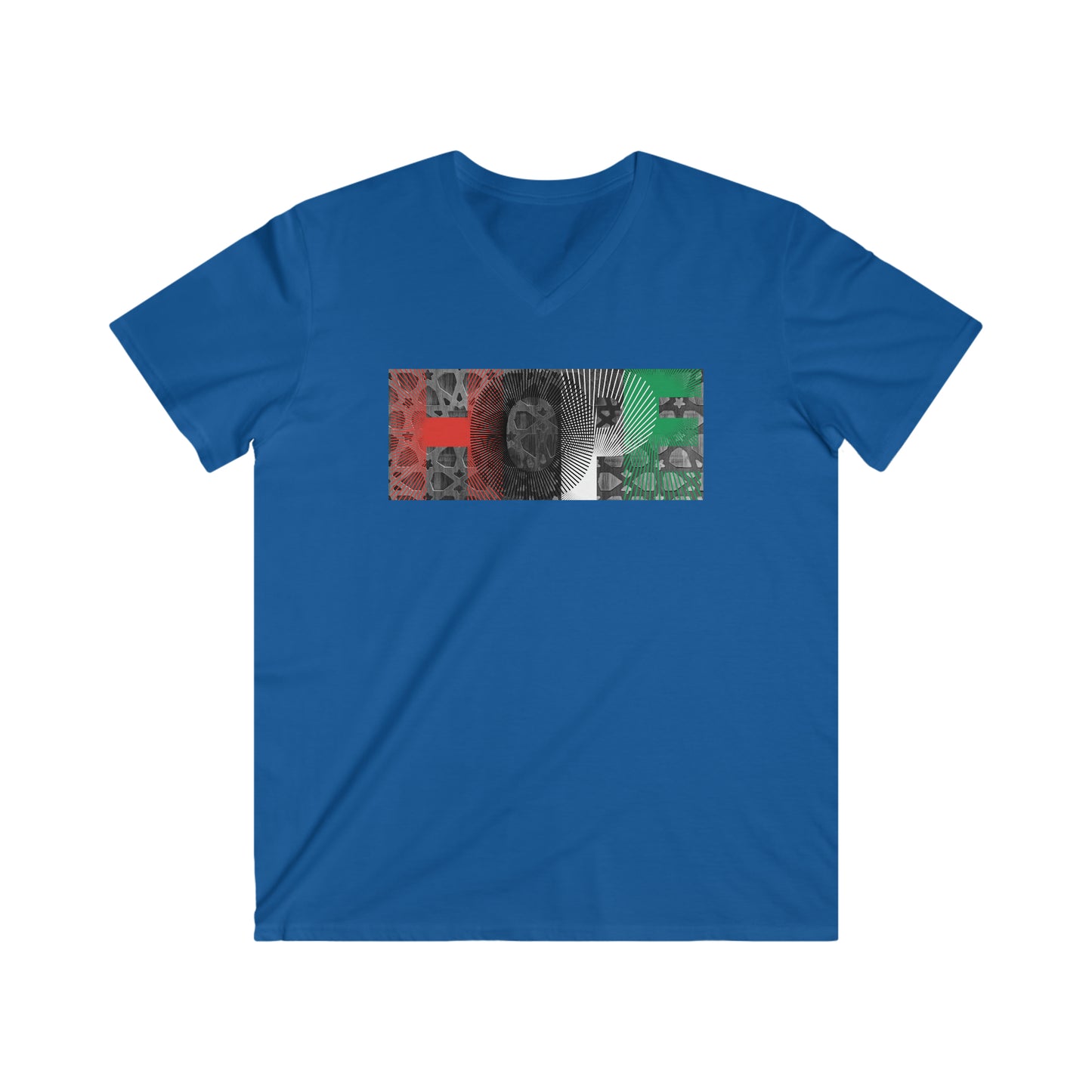 HOPE to Palestine Men's Fit V-Neck Tee