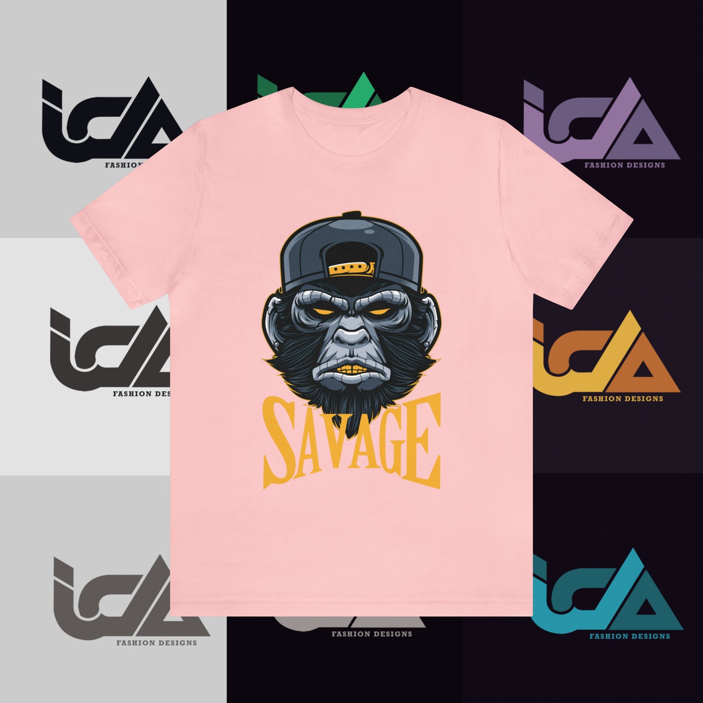 Savage Gorilla Design Classic Unisex Short Sleeve Tee