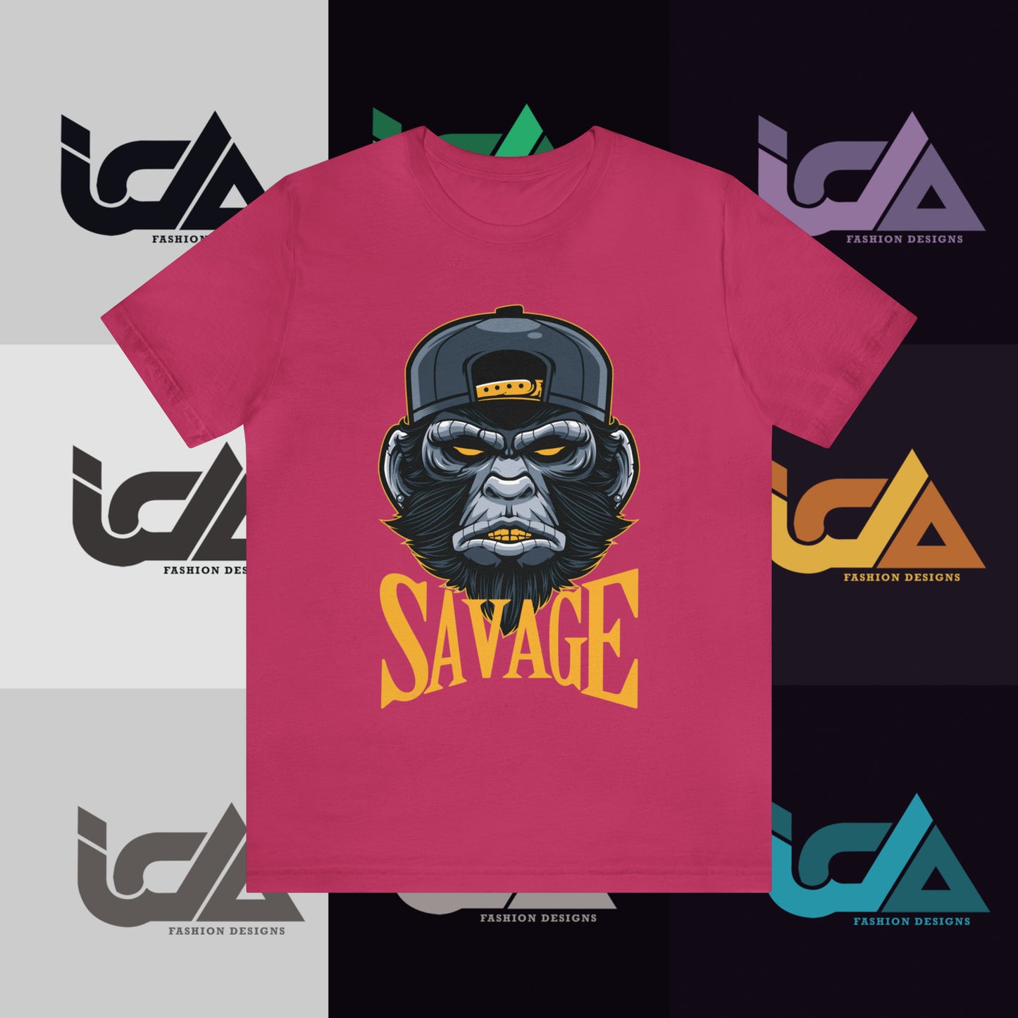Savage Gorilla Design Classic Unisex Short Sleeve Tee