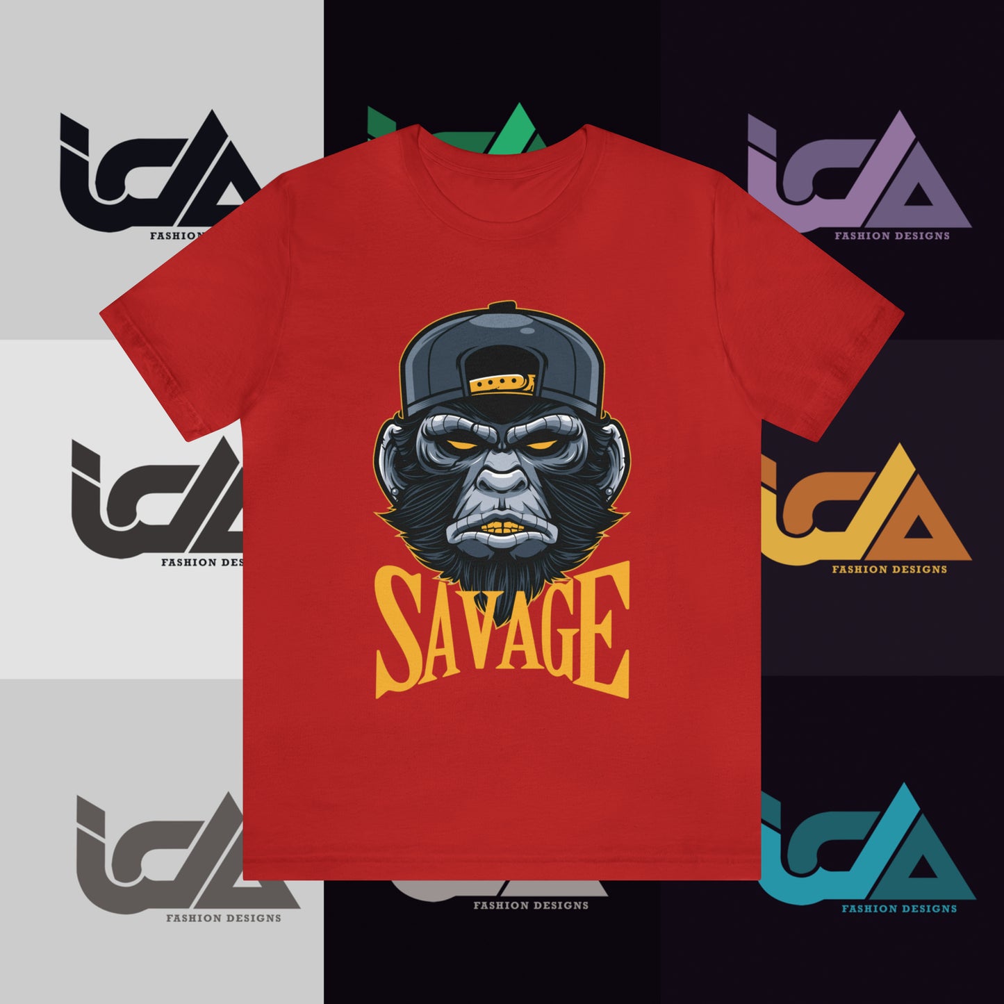 Savage Gorilla Design Classic Unisex Short Sleeve Tee