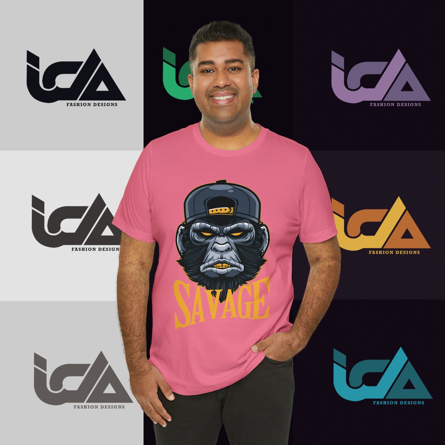 Savage Gorilla Design Classic Unisex Short Sleeve Tee