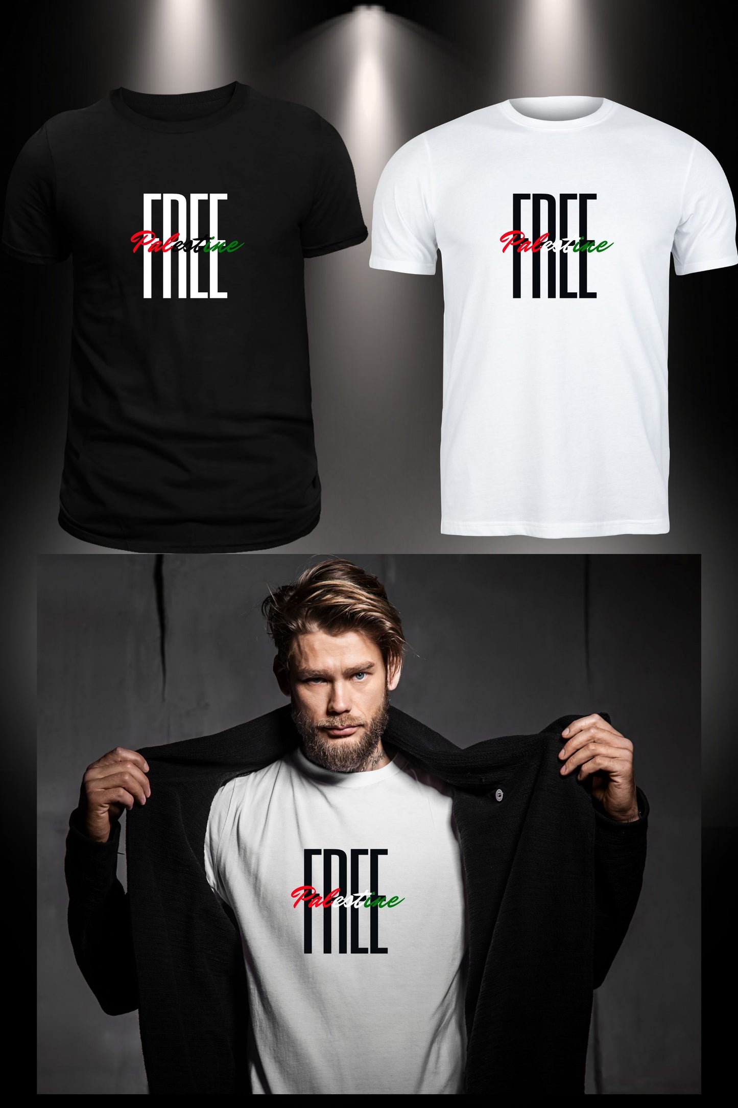 Z Free Palestine Typography Design - Digital File for All Printing Products