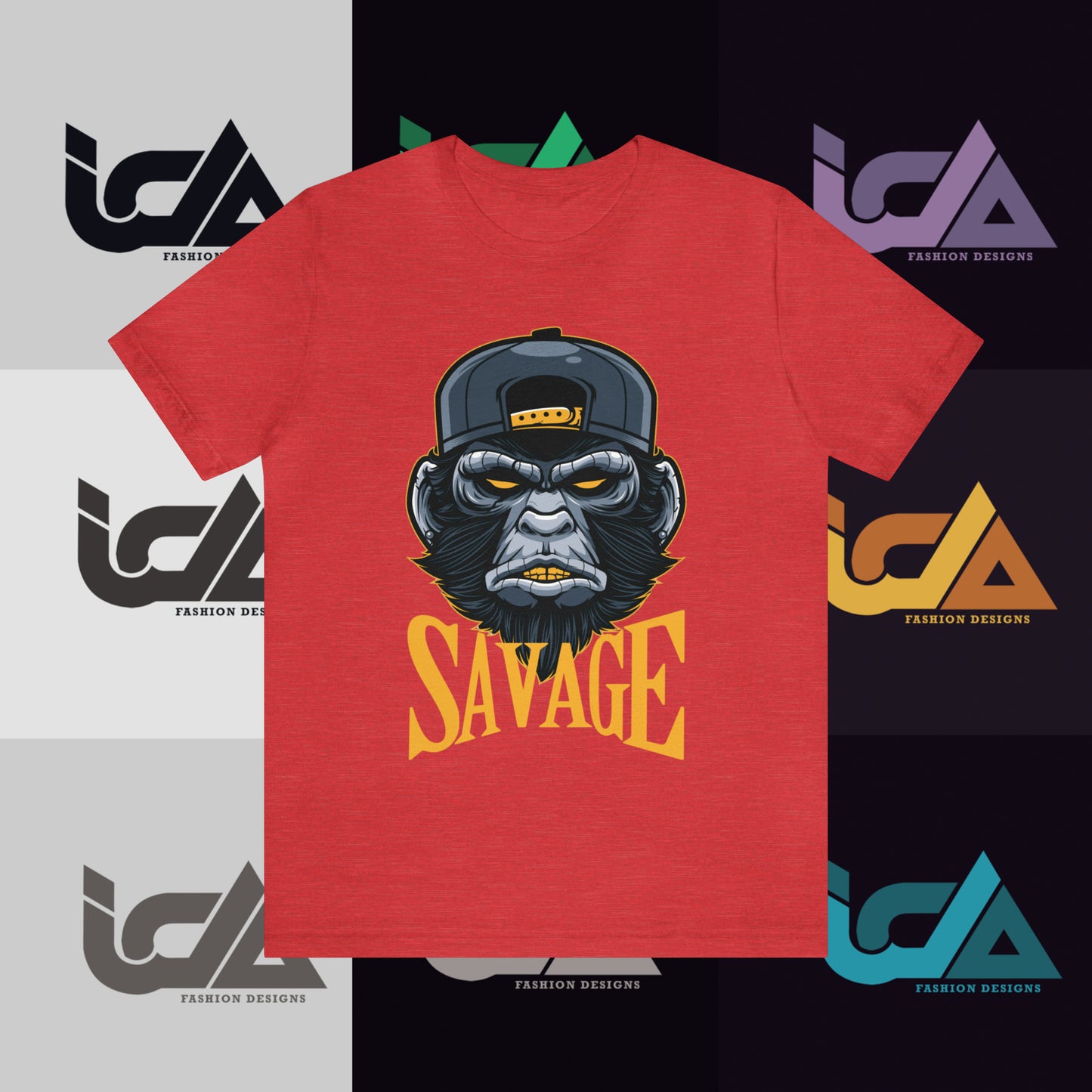 Savage Gorilla Design Classic Unisex Short Sleeve Tee