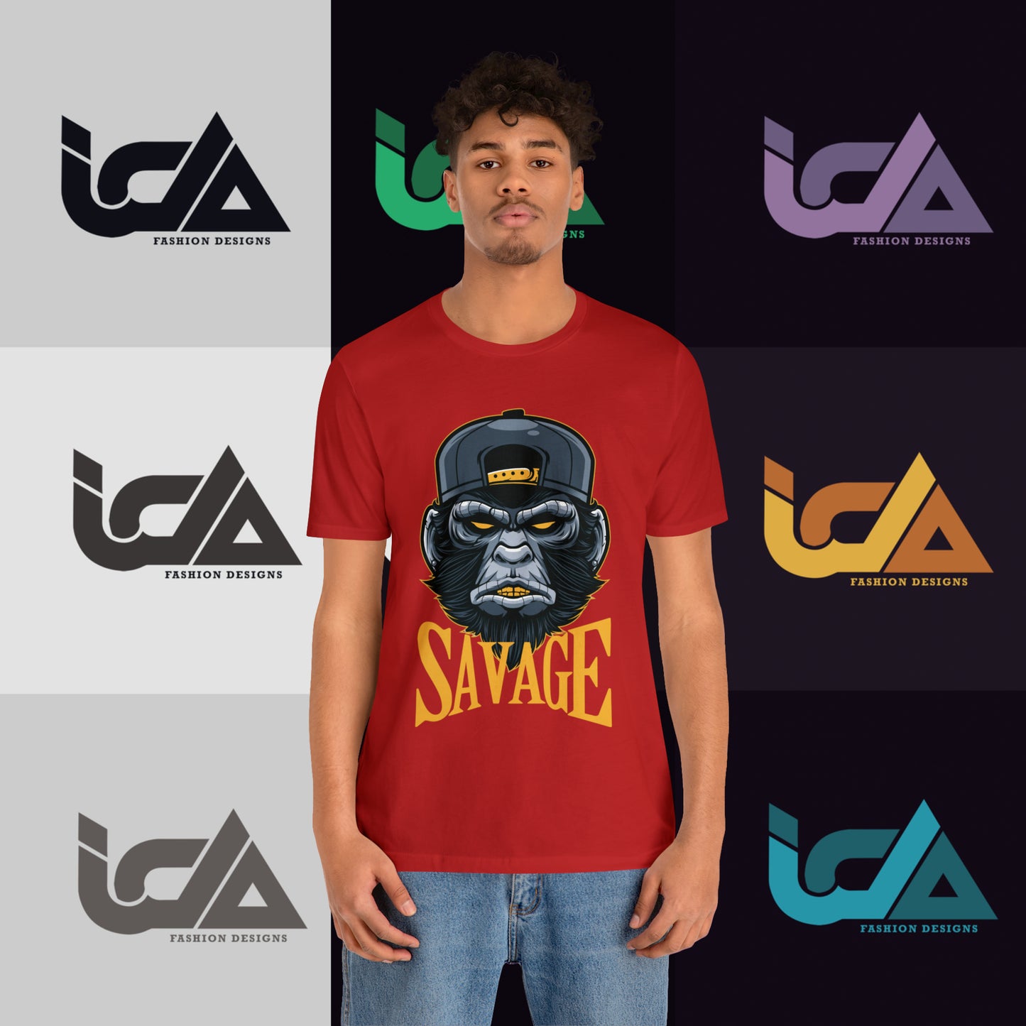 Savage Gorilla Design Classic Unisex Short Sleeve Tee