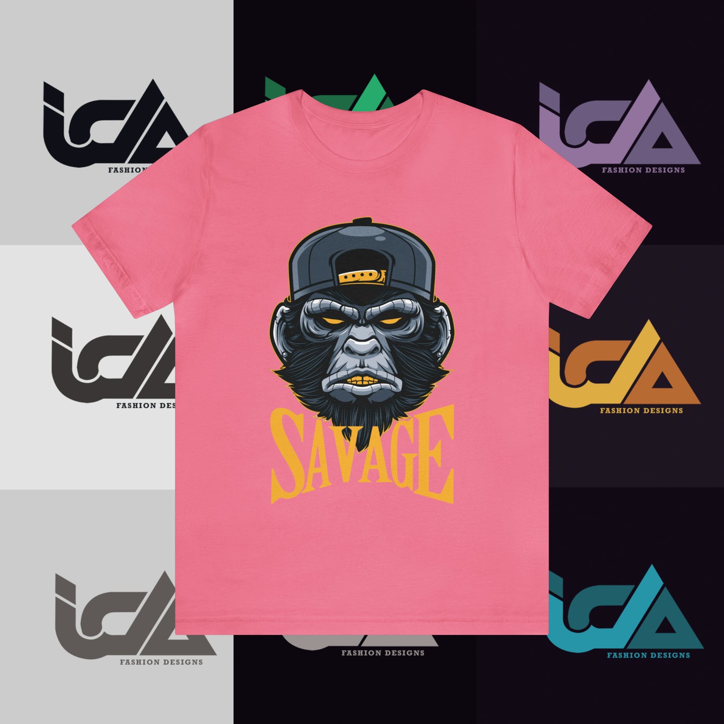 Savage Gorilla Design Classic Unisex Short Sleeve Tee