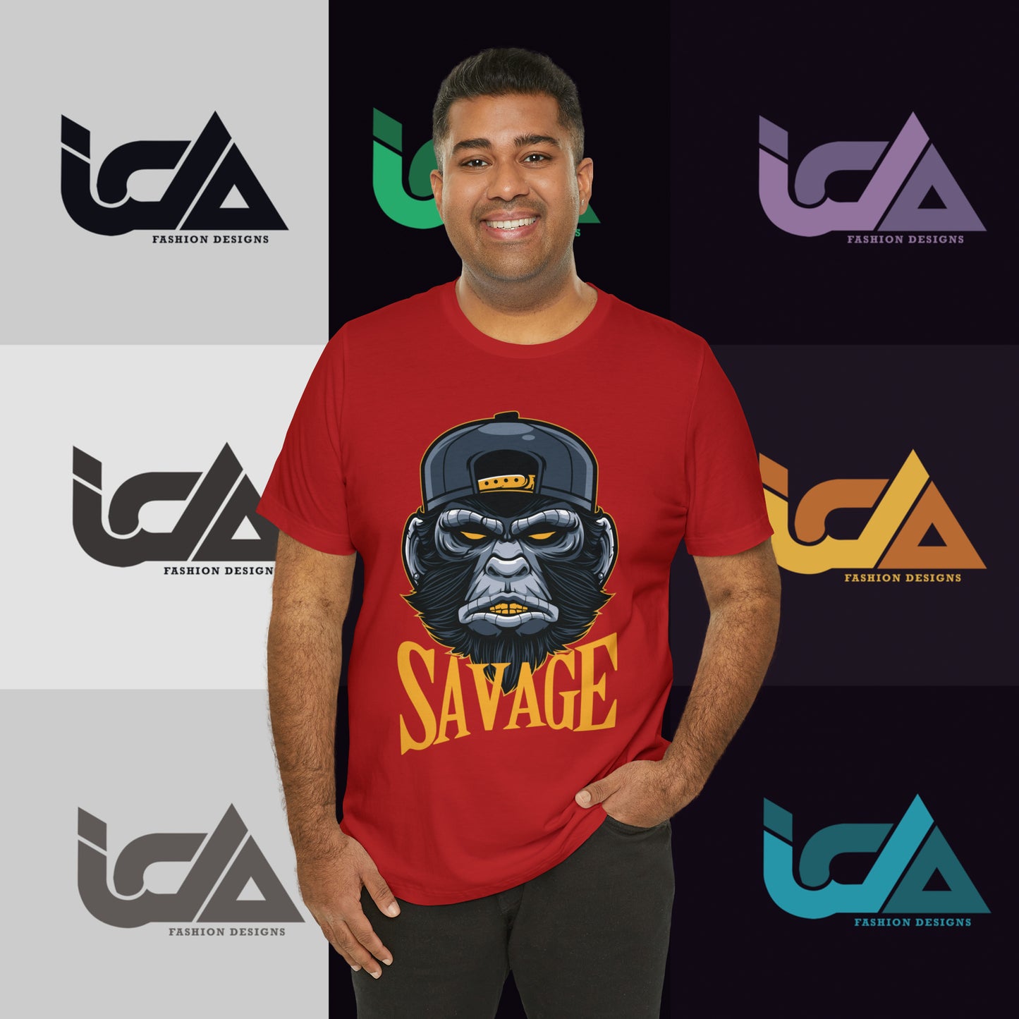 Savage Gorilla Design Classic Unisex Short Sleeve Tee