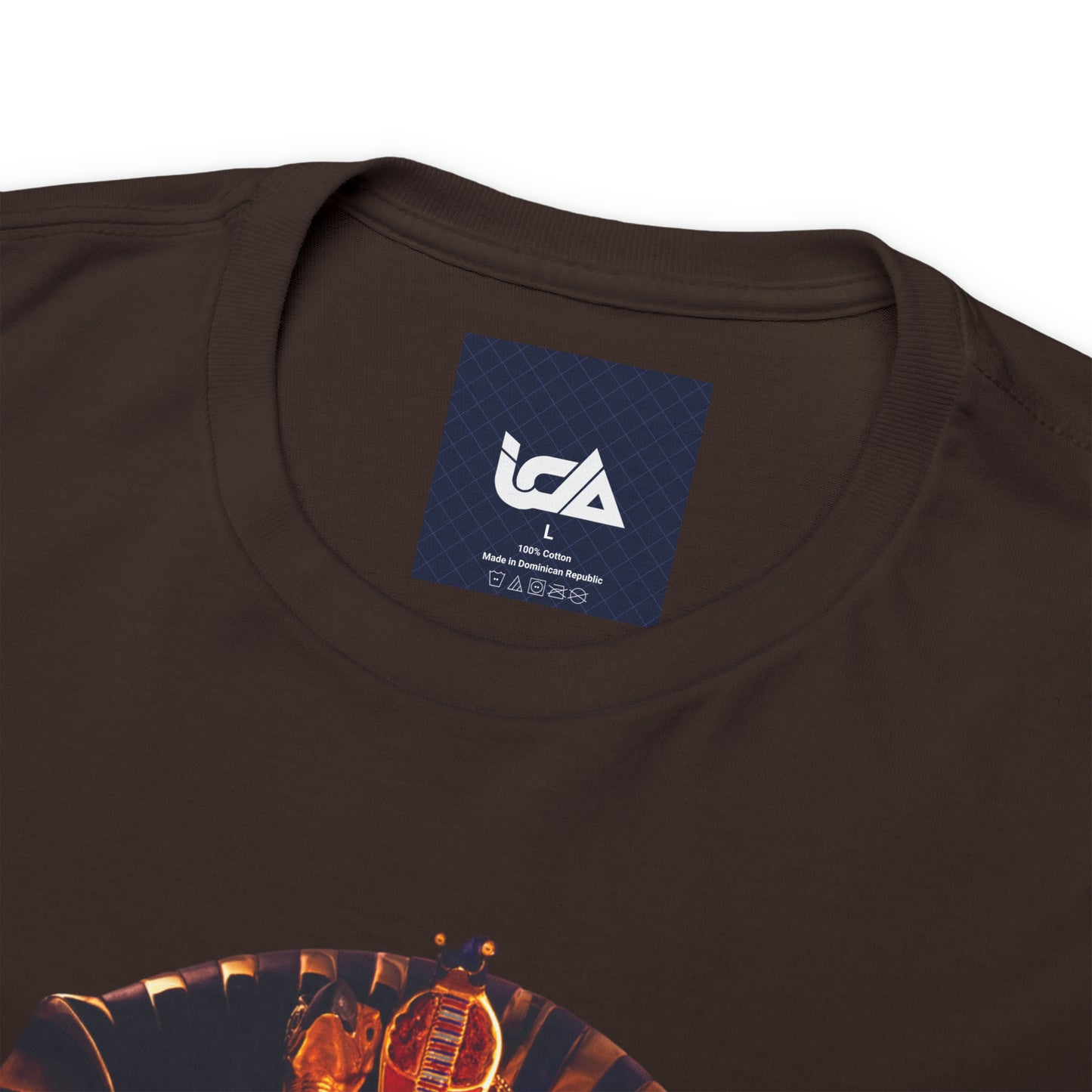 SNEER King Tut's Cannabis Gold Chain & Red Sunglasses - Unisex Tee