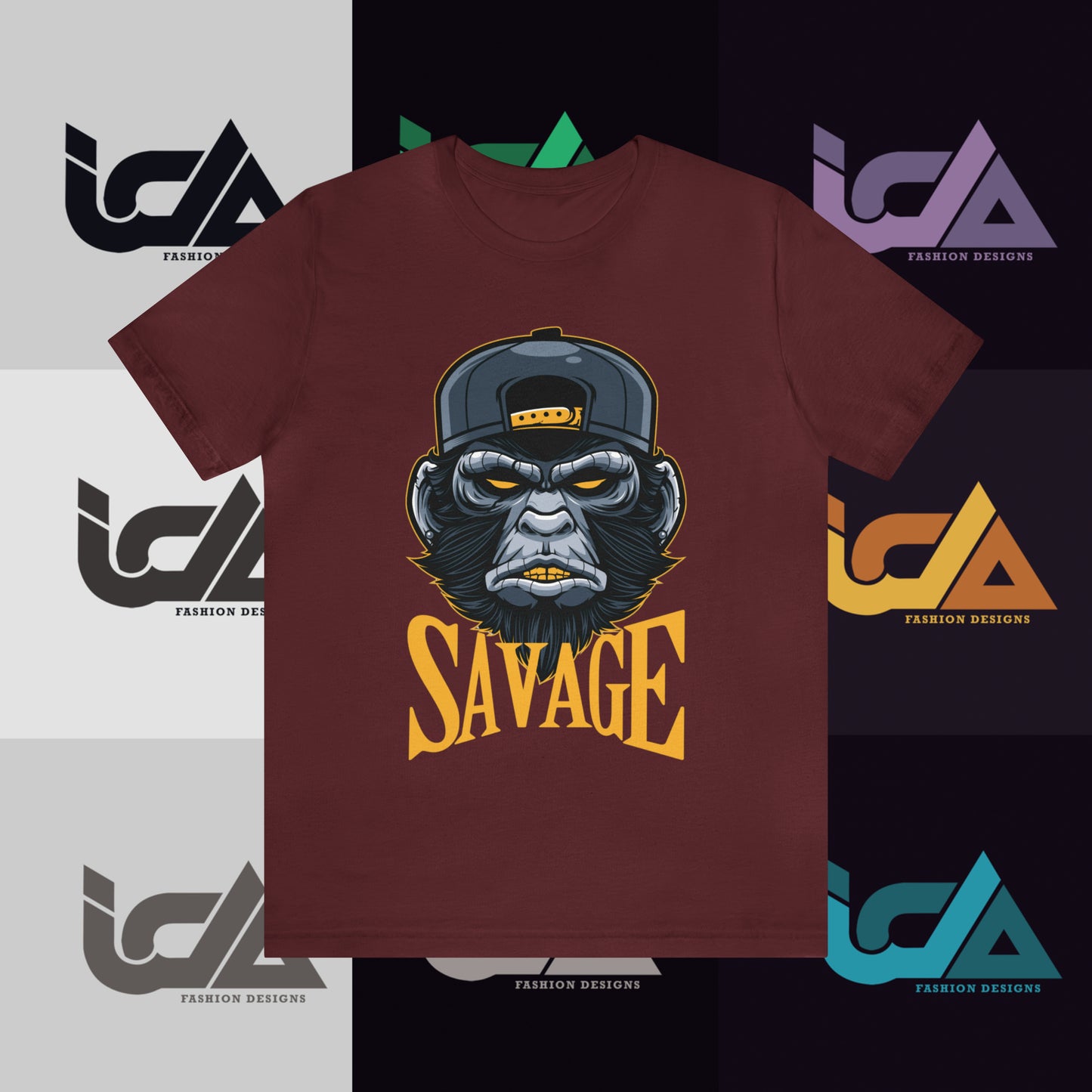 Savage Gorilla Design Classic Unisex Short Sleeve Tee
