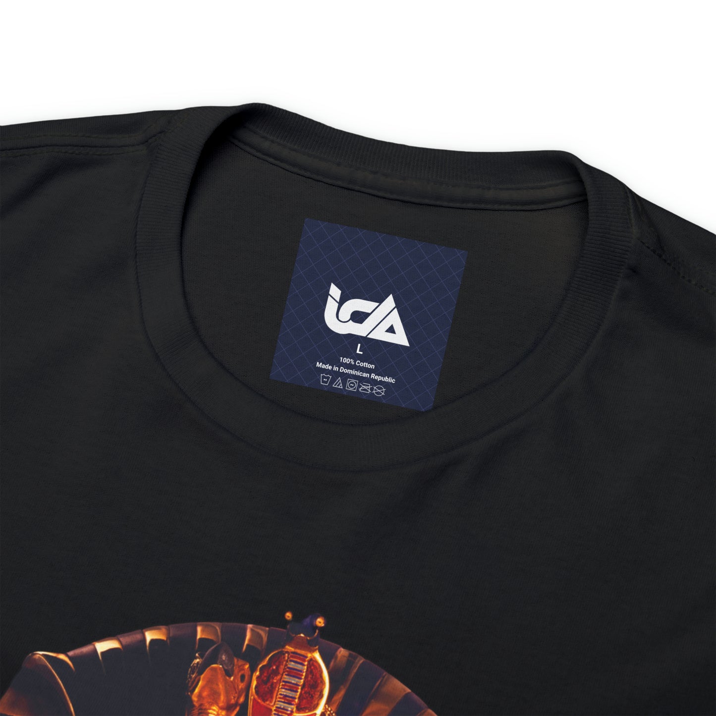 SNEER King Tut's Cannabis Gold Chain & Red Sunglasses - Unisex Tee