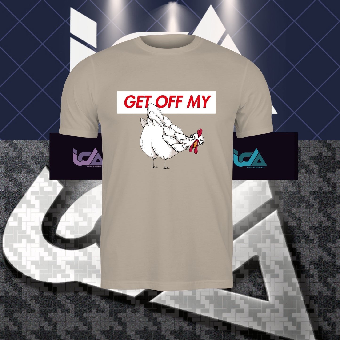 GET OFF MY ASS Premium T-Shirt ( White )