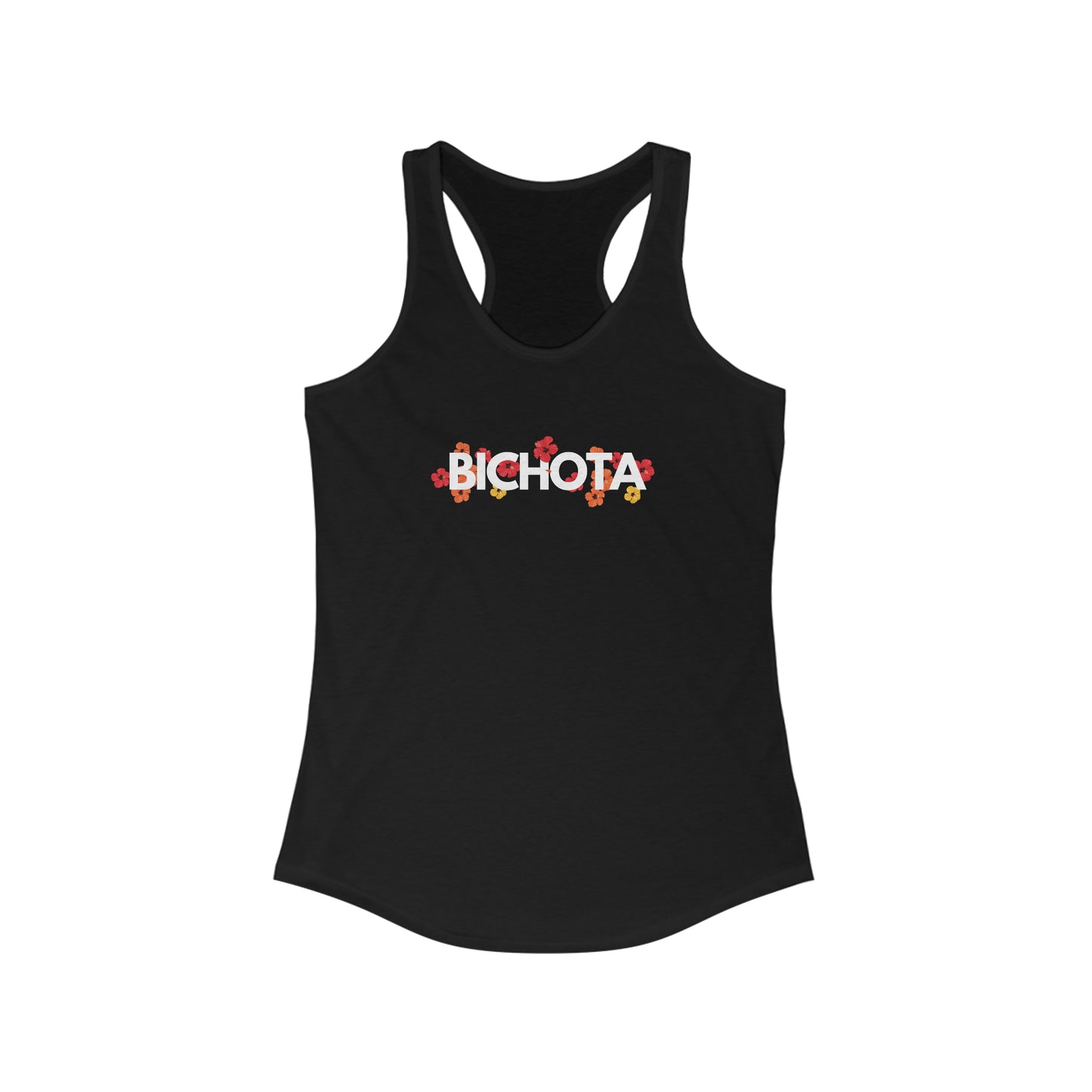 Floral White Bitchota Tank Top