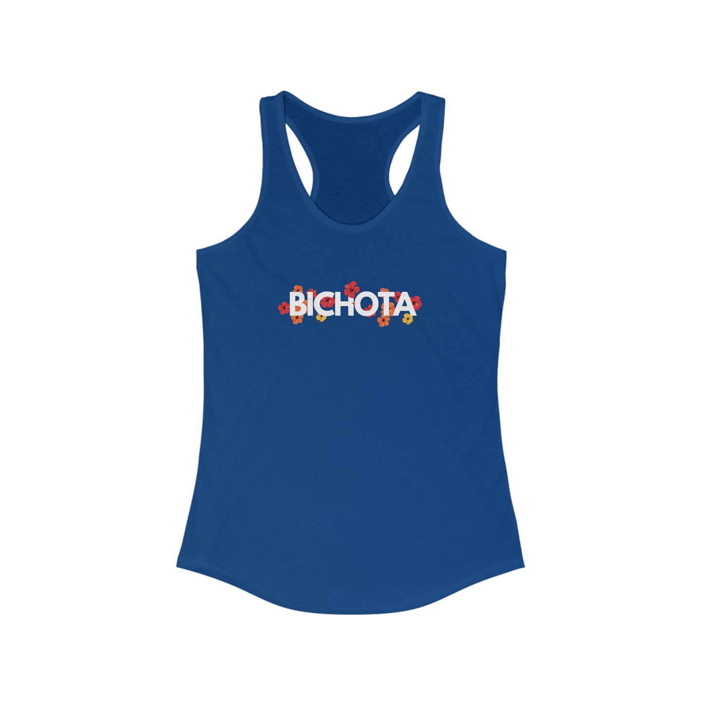 Floral White Bitchota Tank Top
