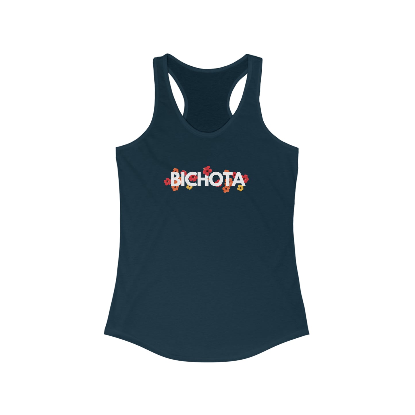 Floral White Bitchota Tank Top