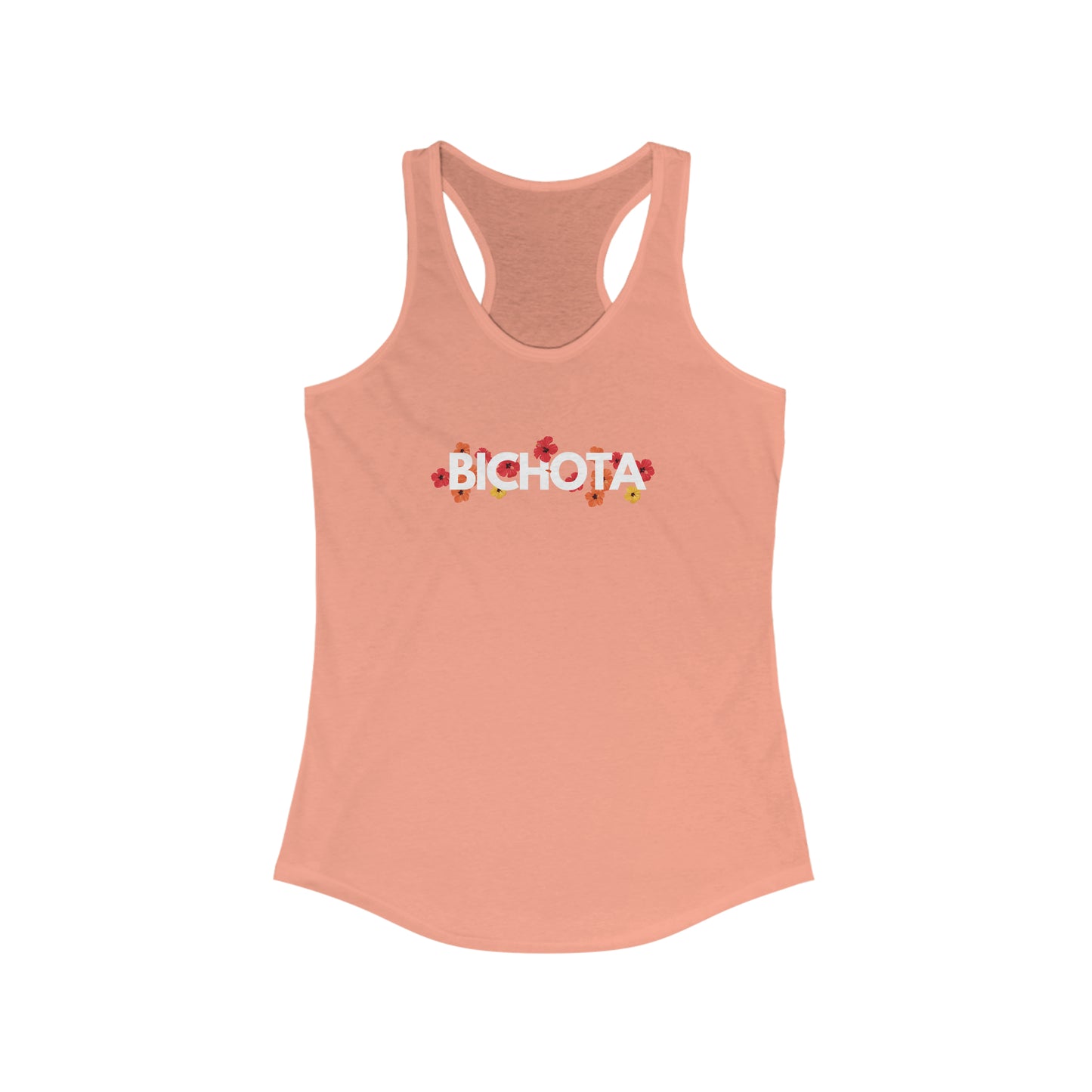Floral White Bitchota Tank Top