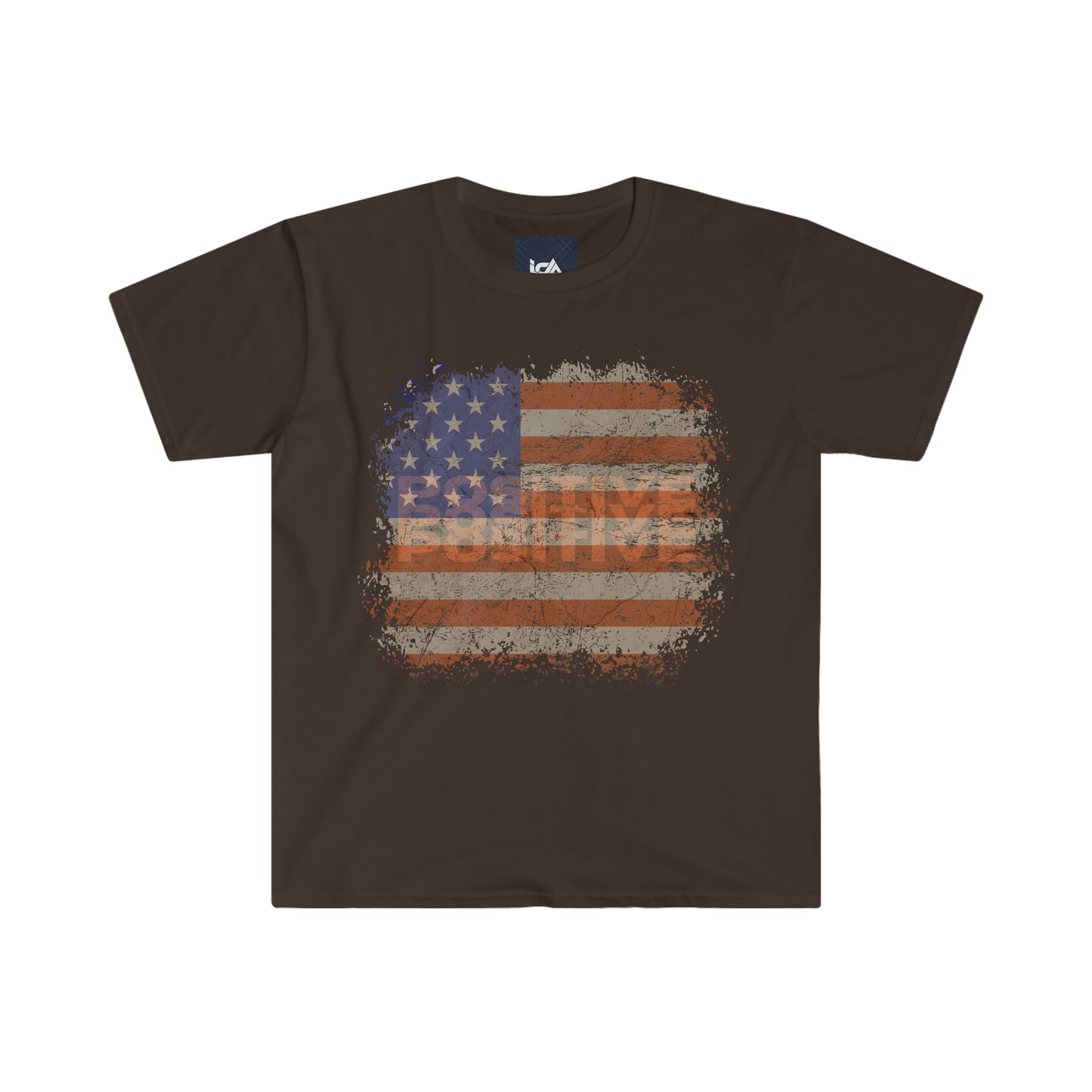 USA Flag Pride Unisex Soft-Style T-Shirt - Embrace Casual Comfort with a Positive Twist