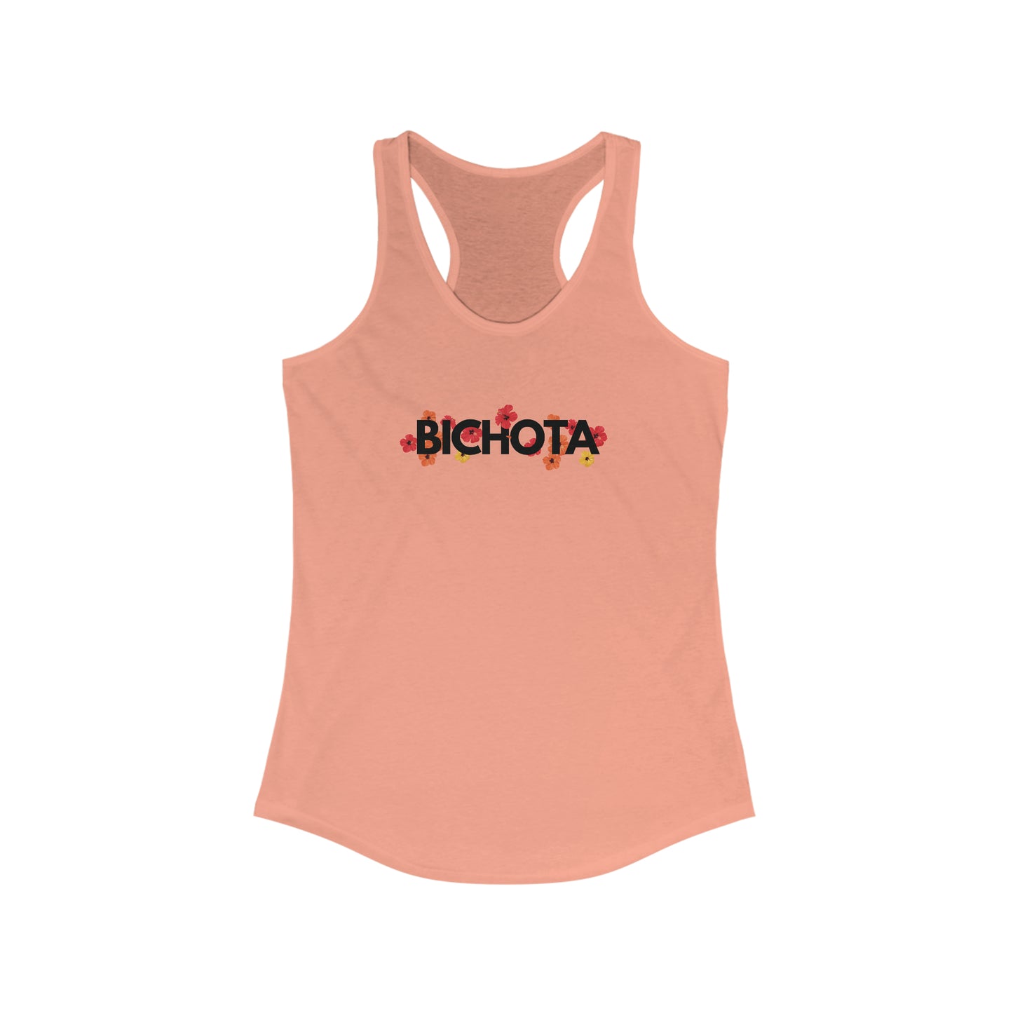 Floral Black Bitchota Tank Top