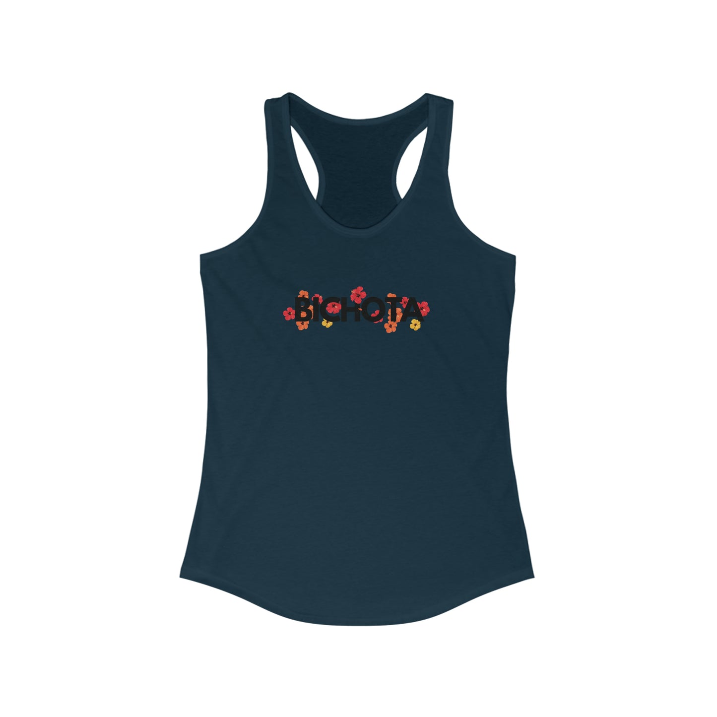 Floral Black Bitchota Tank Top