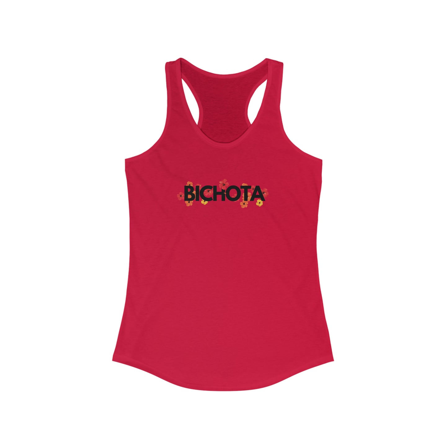 Floral Black Bitchota Tank Top