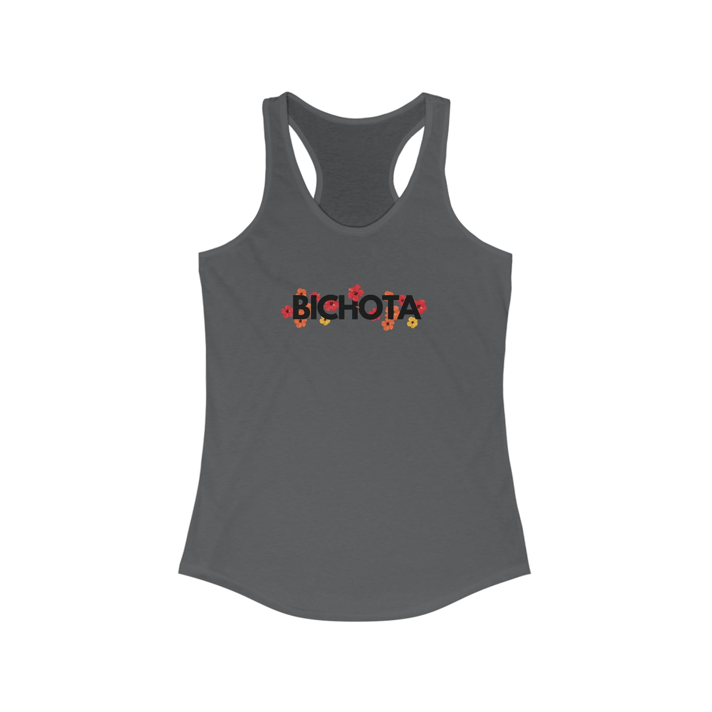 Floral Black Bitchota Tank Top
