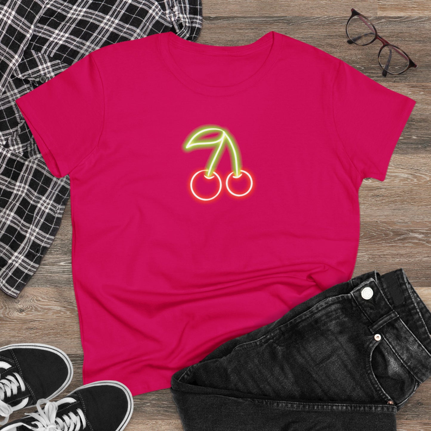 Cherry Bomb Neon Tee
