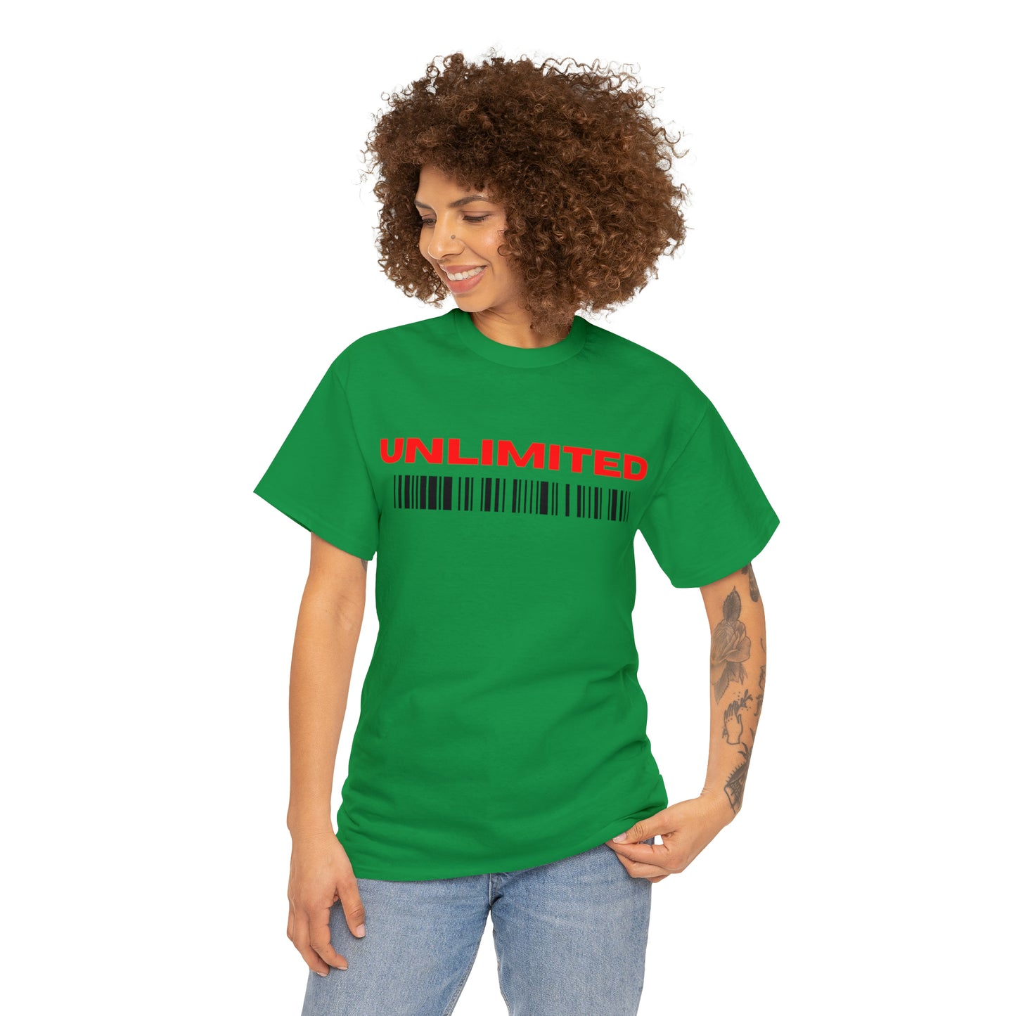 The Unlimited Barcode Unisex Cotton Tee