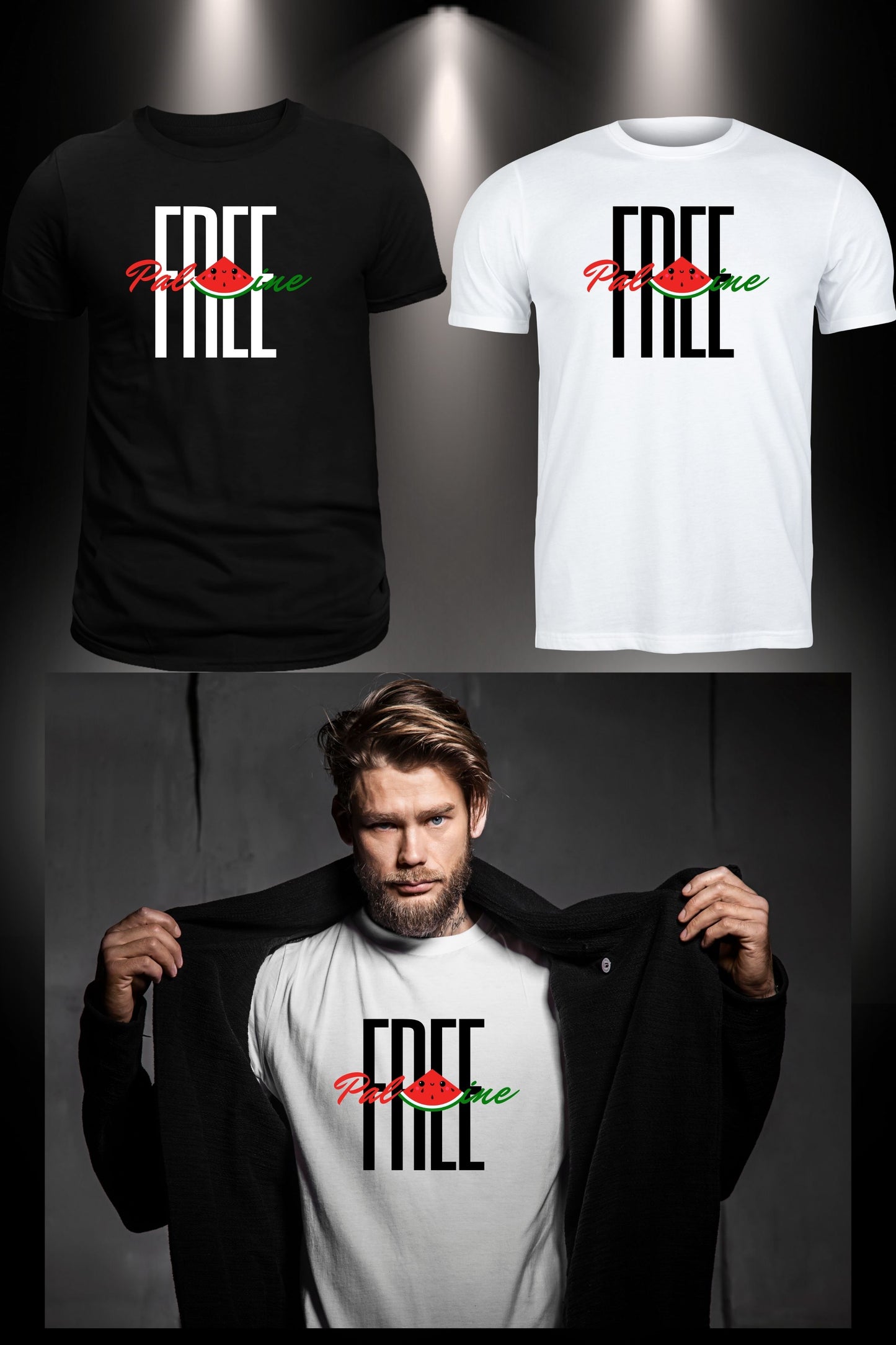 Z Free Palestine Watermelon Typography Design - Digital File for All Printing Products