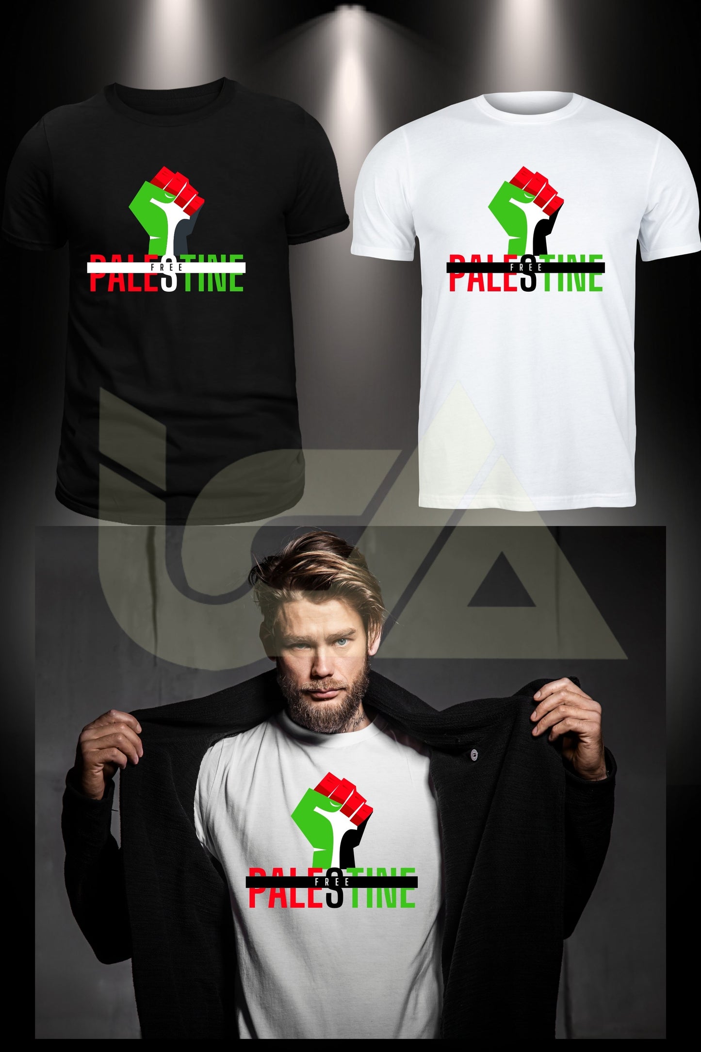 Z Free Palestine Fist Hand Design - Digital File for All Printing Products