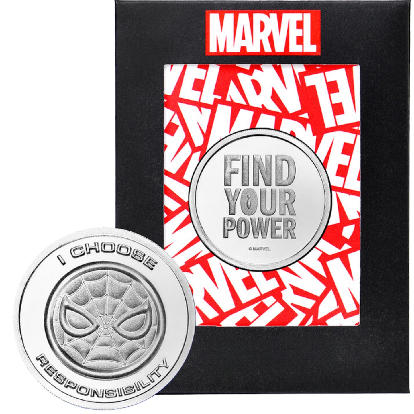 # 999.9 Pure Round Silver Marvel Superheroes Coin ( BU )