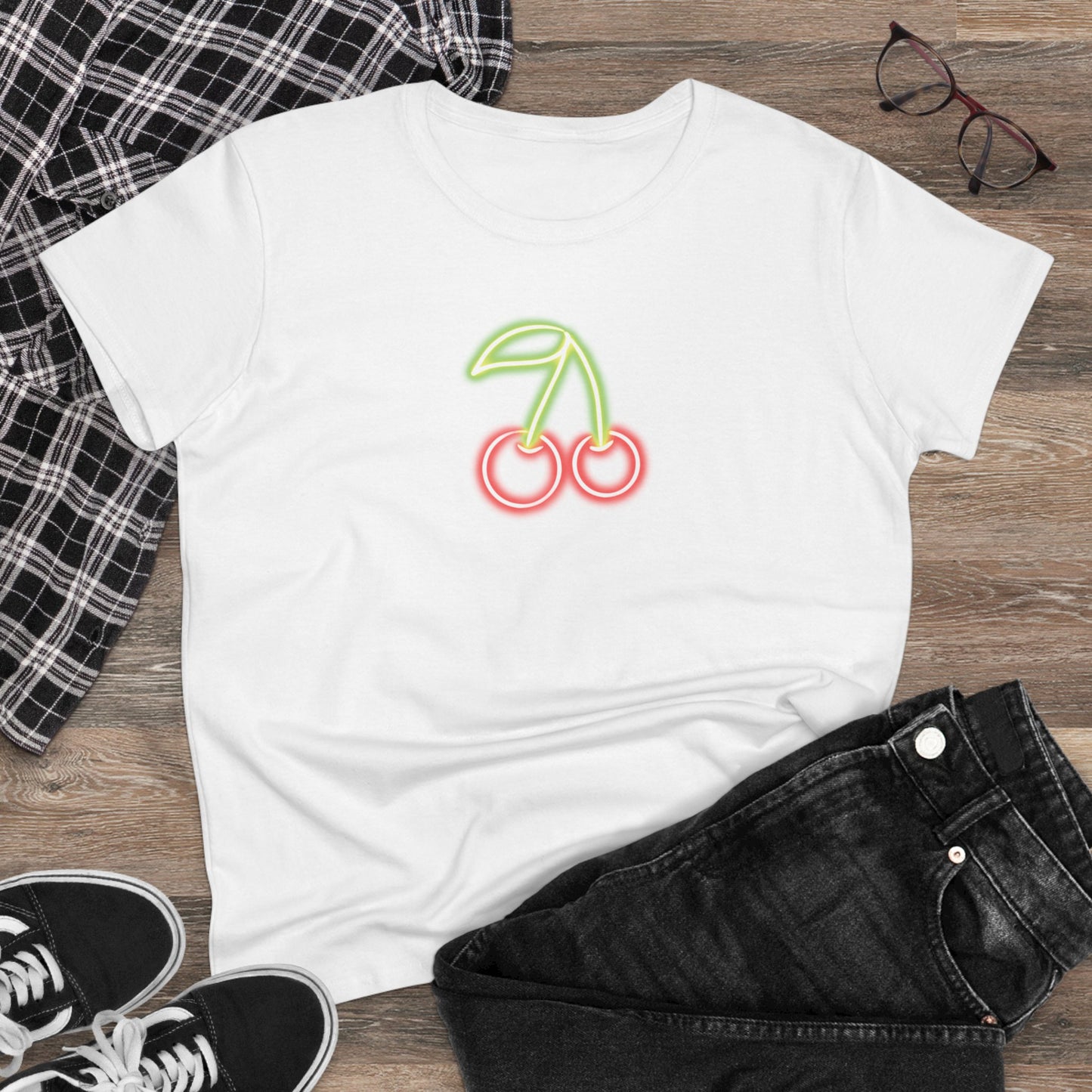 Cherry Bomb Neon Tee