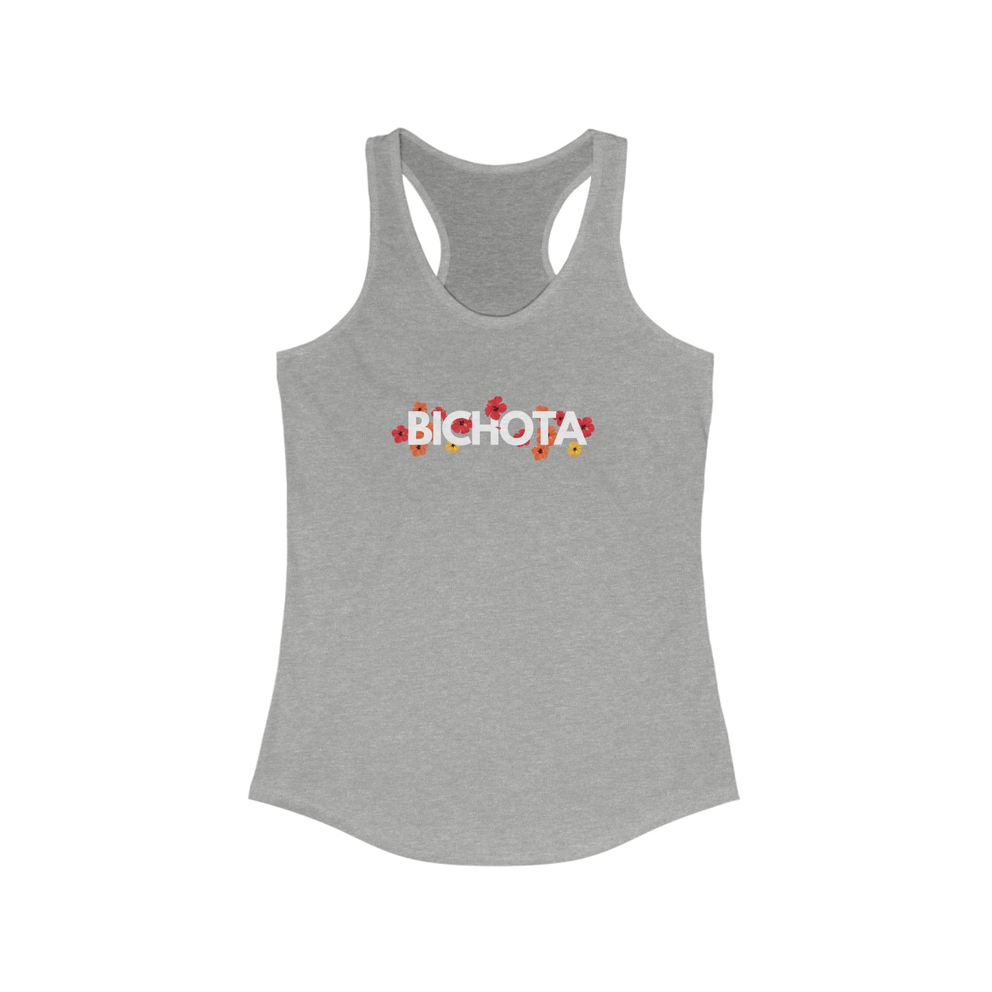 Floral White Bitchota Tank Top