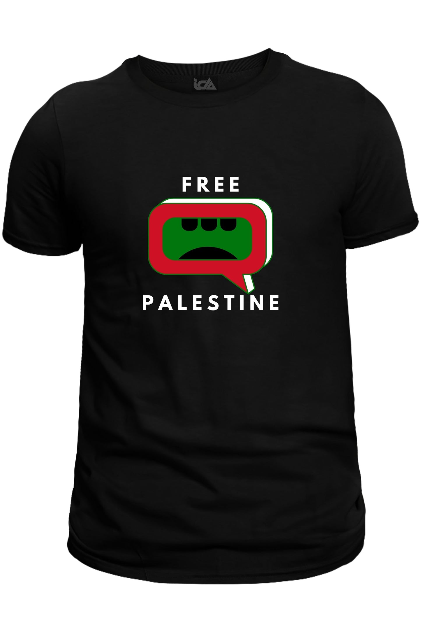 Z Free Palestine Thought Box Mouth Typography Design - Digital File for All Printing Products