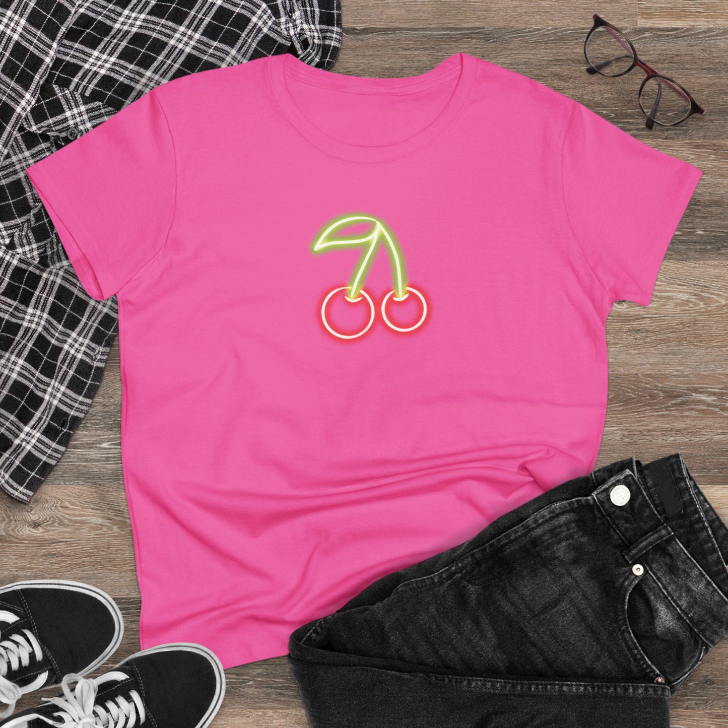 Cherry Bomb Neon Tee