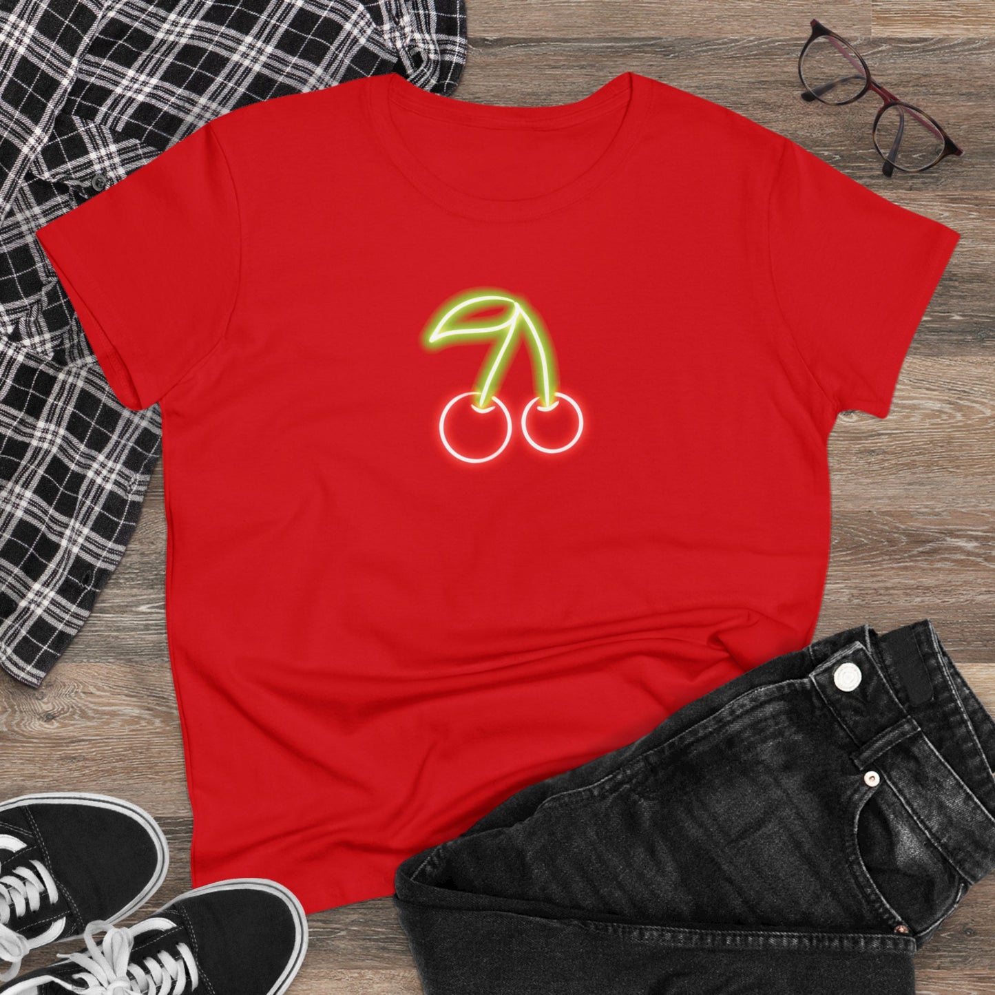Cherry Bomb Neon Tee