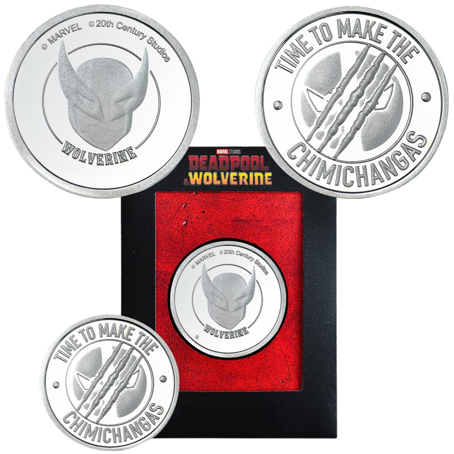 # 999.9 Pure Round Silver Marvel Superheroes Coin ( BU )