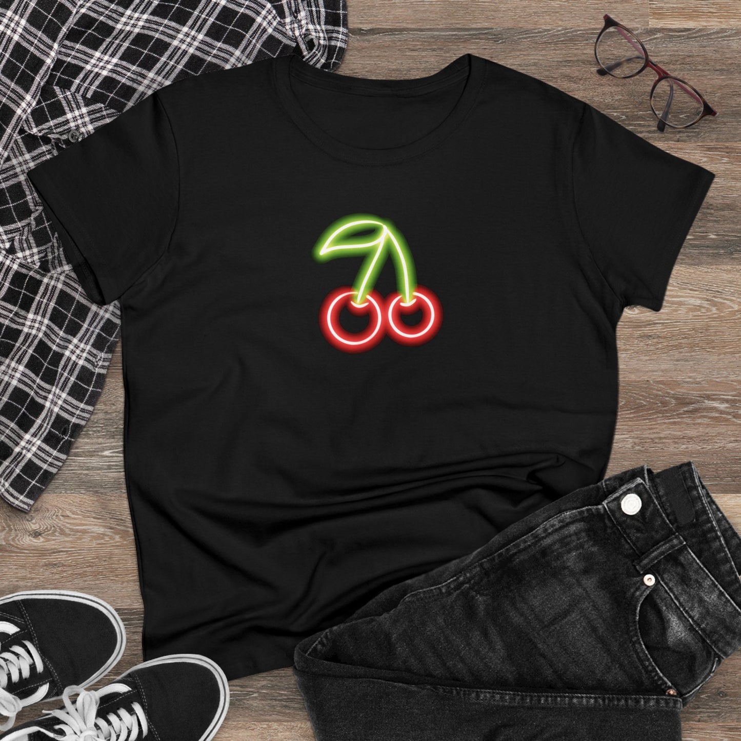 Cherry Bomb Neon Tee