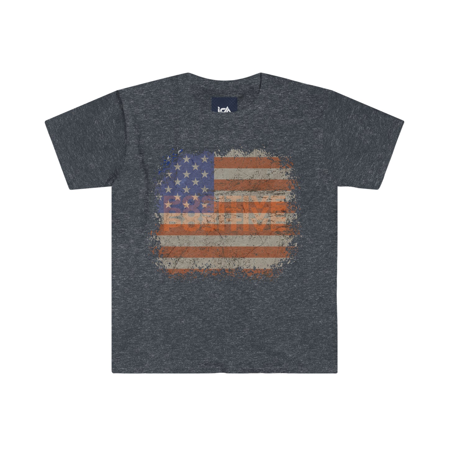 USA Flag Pride Unisex Soft-Style T-Shirt - Embrace Casual Comfort with a Positive Twist