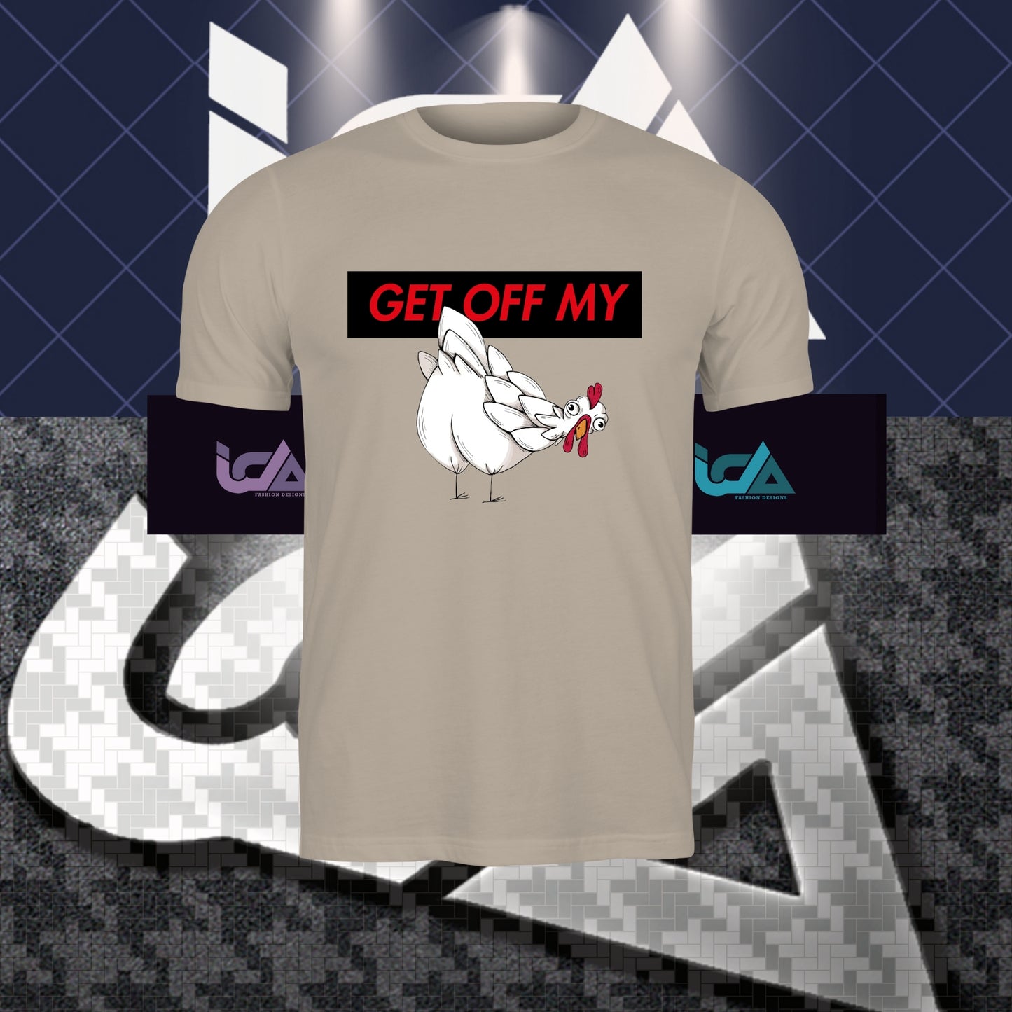 GET OFF MY ASS Premium T-Shirt ( Black )